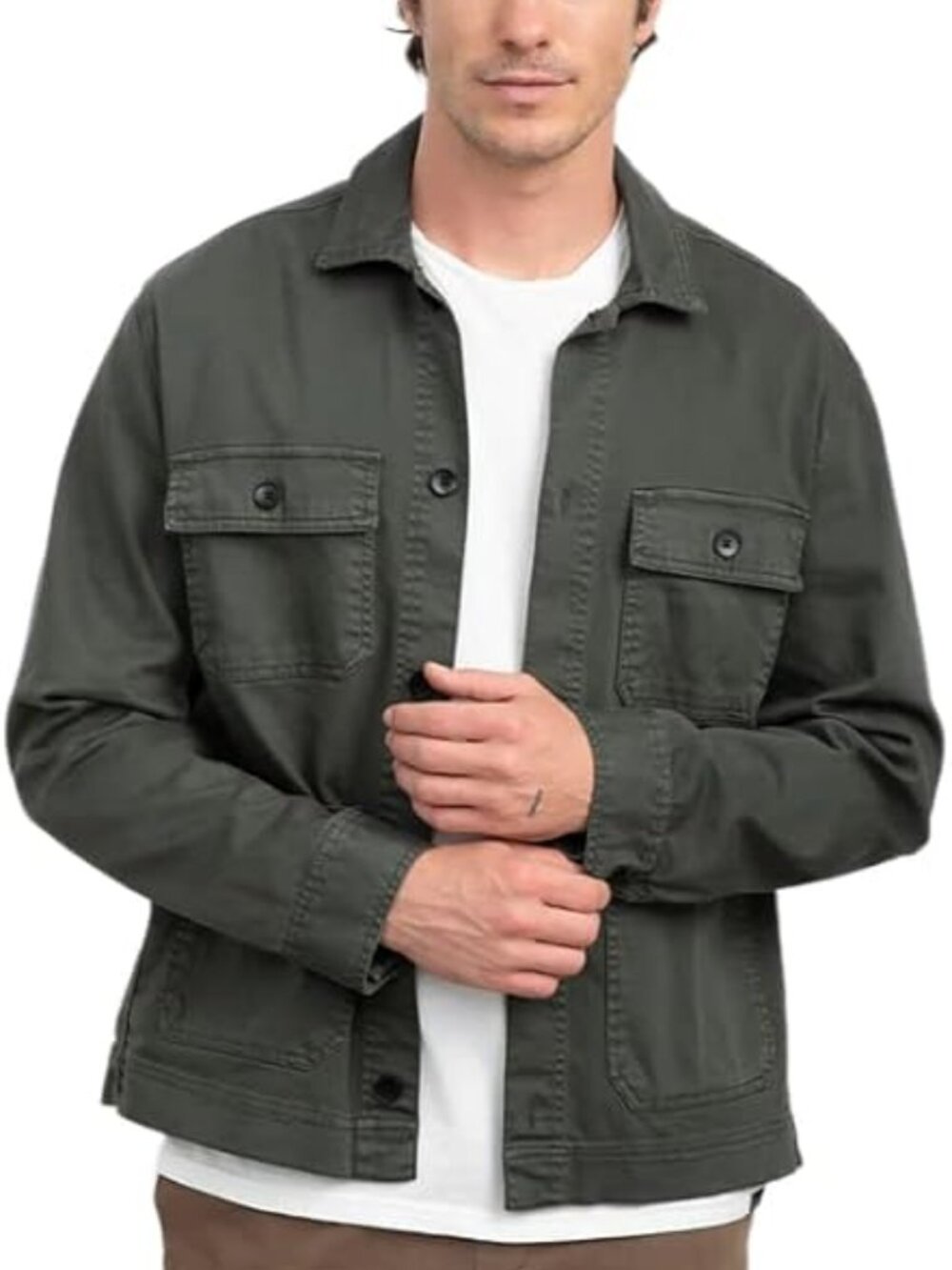 Rails Franklin Chore Utility Jacket in Dark Pine Green